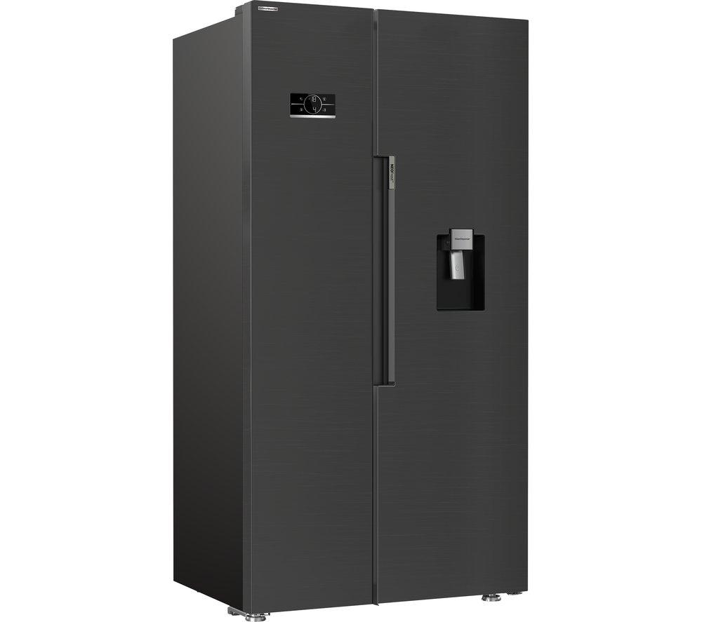 BEKO Pro ASD2442VPZ American Style Fridge Freezer - Black image number 7 of 14