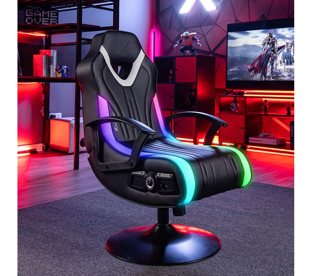 Black x rocker online gaming chair