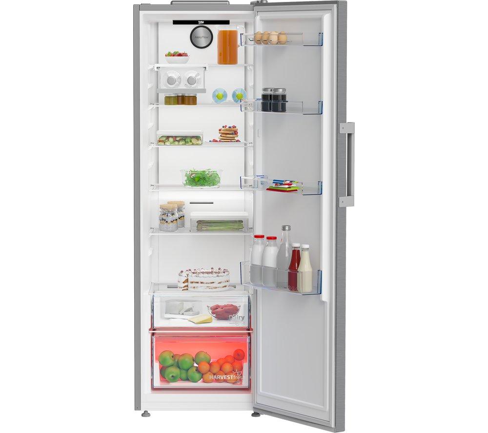 BEKO Pro HarvestFresh AeroFlow LNP4686LVPS Tall Fridge - Stainless Steel image number 3 of 13