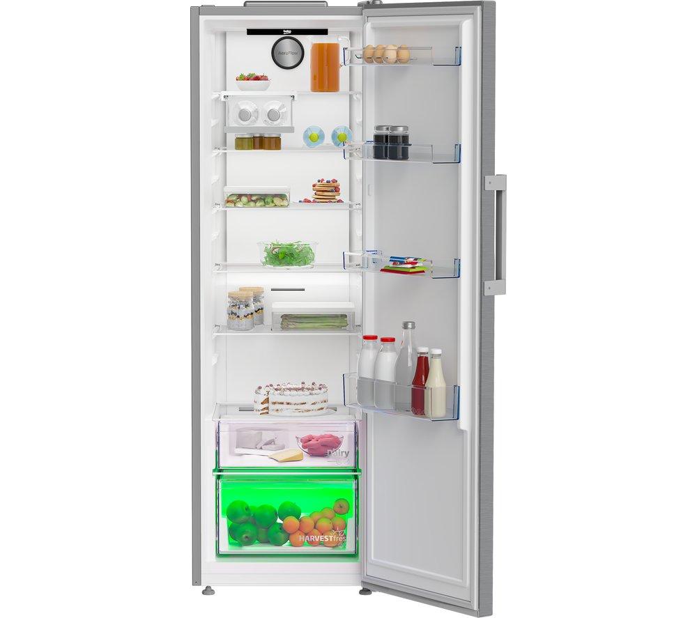 BEKO Pro HarvestFresh AeroFlow LNP4686LVPS Tall Fridge - Stainless Steel image number 7 of 13