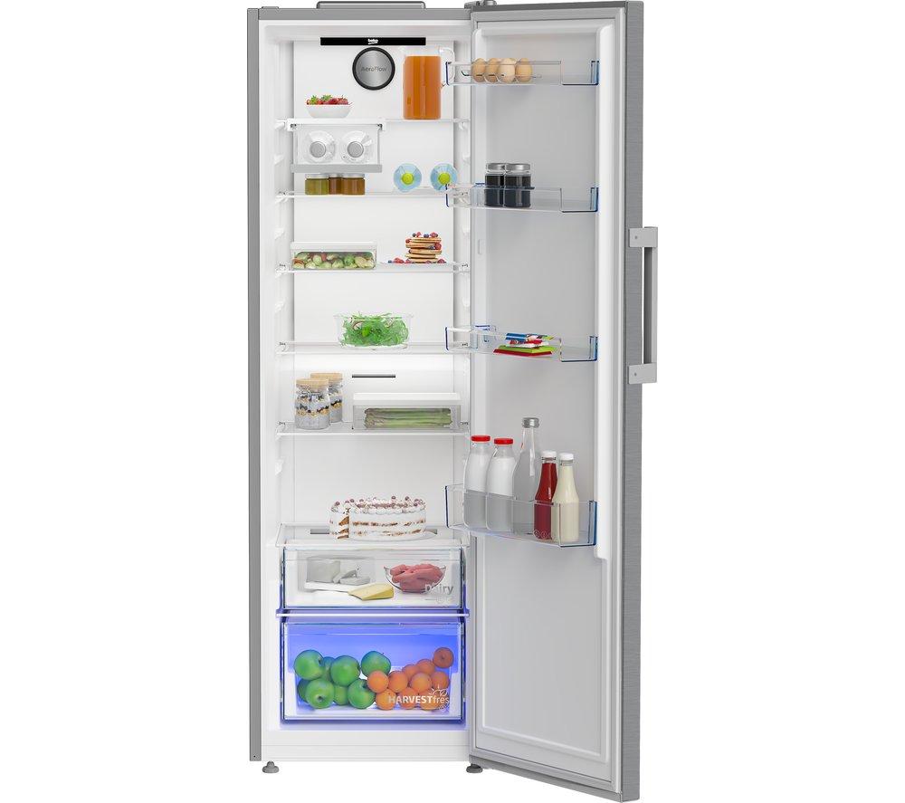 BEKO Pro HarvestFresh AeroFlow LNP4686LVPS Tall Fridge - Stainless Steel image number 8 of 13