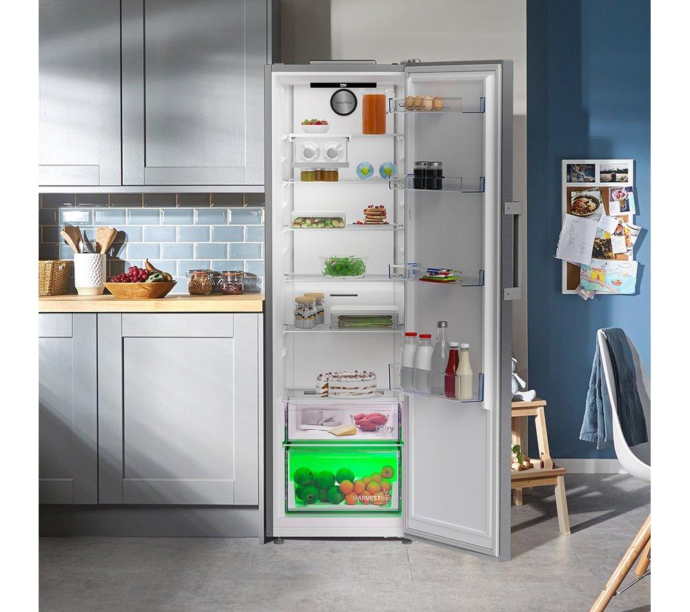 BEKO Pro HarvestFresh AeroFlow LNP4686LVPS Tall Fridge - Stainless Steel image number 11 of 13