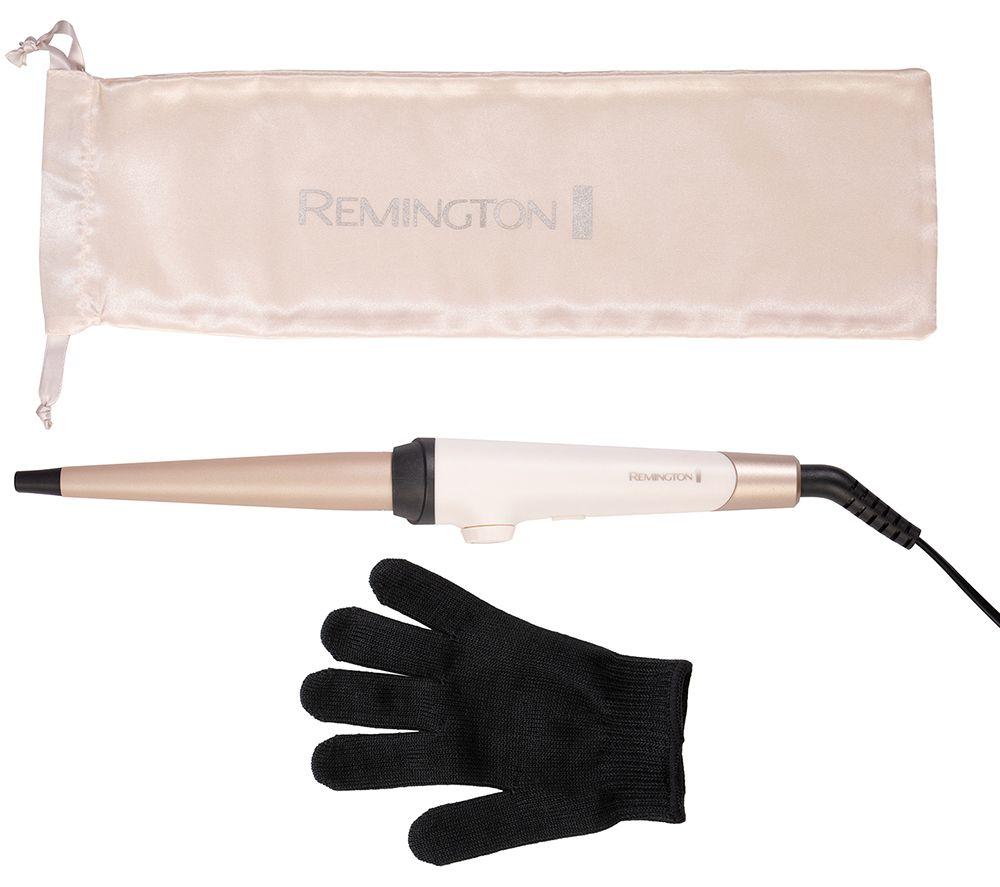 REMINGTON Shea Soft CI4740 Curling Wand - Cream and Pink