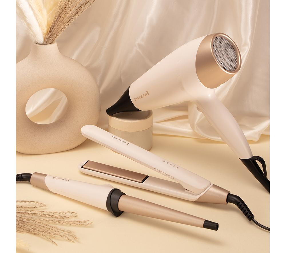 REMINGTON Shea Soft CI4740 Curling Wand - Cream and Pink image number 7 of 7