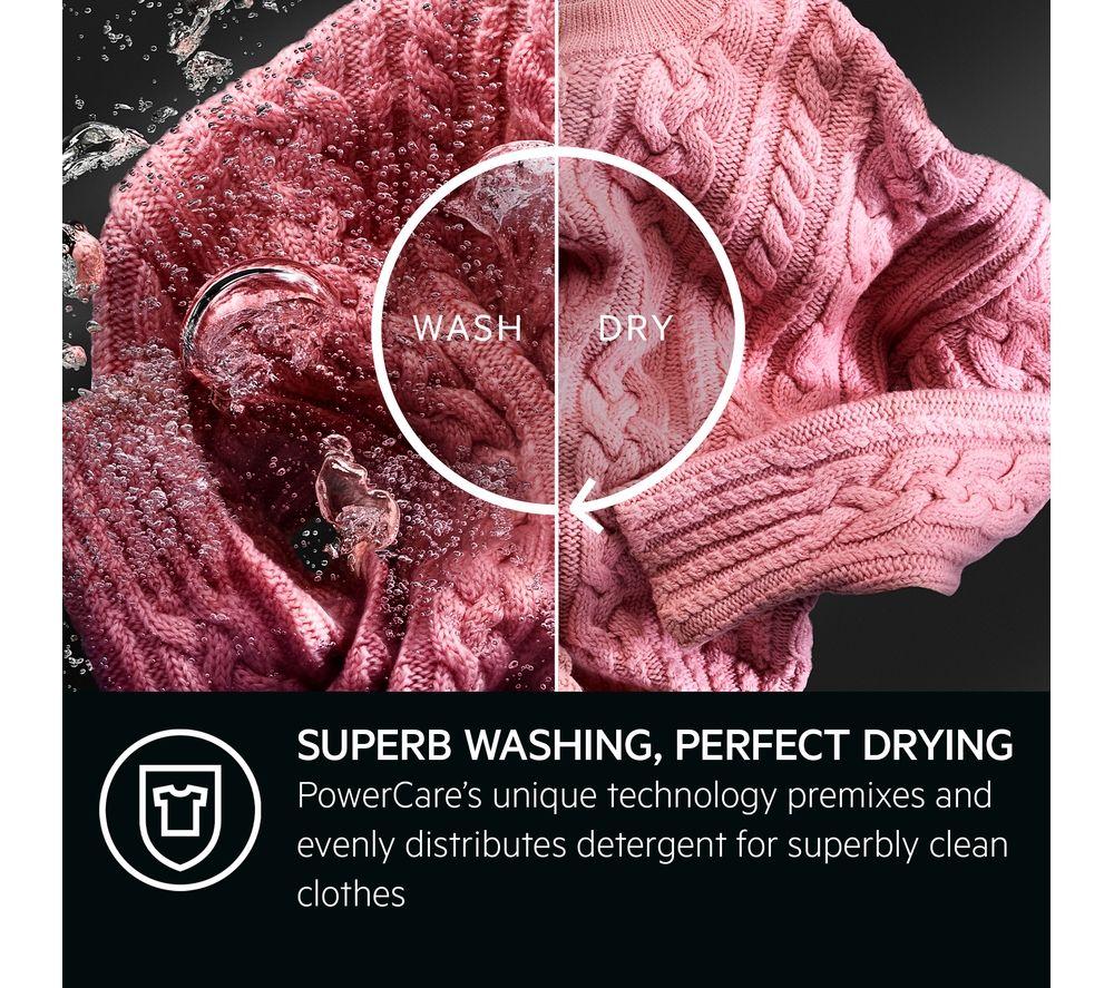AEG 8000 Series LWR8516O5UD WiFi-enabled 10 kg Washer Dryer - White image number 4 of 12