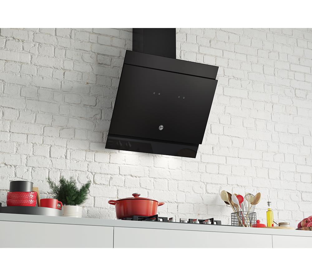 HOOVER HDG6DCK3BWIFI Chimney Smart Cooker Hood - Black image number 3 of 4