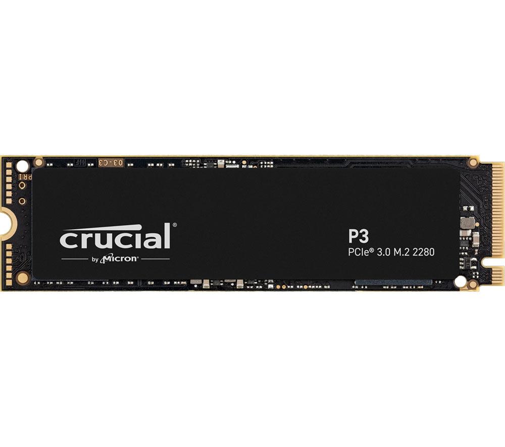 CRUCIAL P3 Internal SSD - 4 TB, Black
