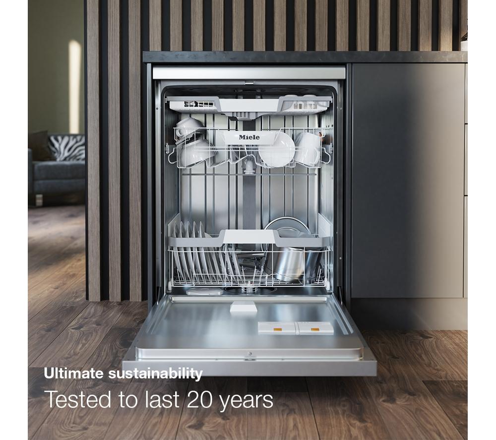 MIELE G 5740 SC SL Slimline Dishwasher - White image number 8 of 10