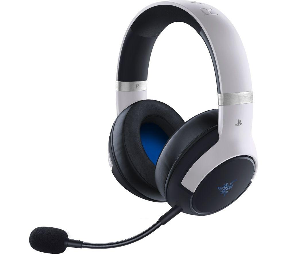RAZER Kaira Pro HyperSpeed Wireless Gaming Headset for PlayStation - White, Black,White
