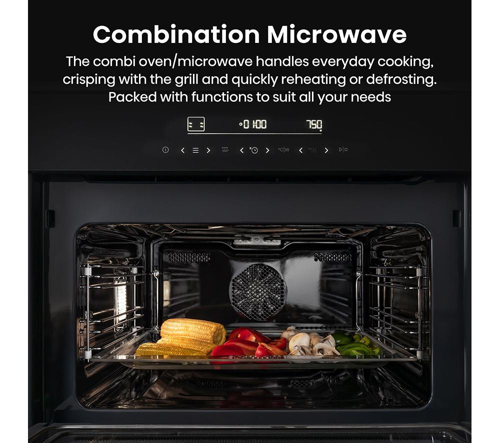 HISENSE Hi6 BlackLine AirFry BIM45342ADBGUK Compact Electric Oven with Microwave - Jet Black image number 4 of 19
