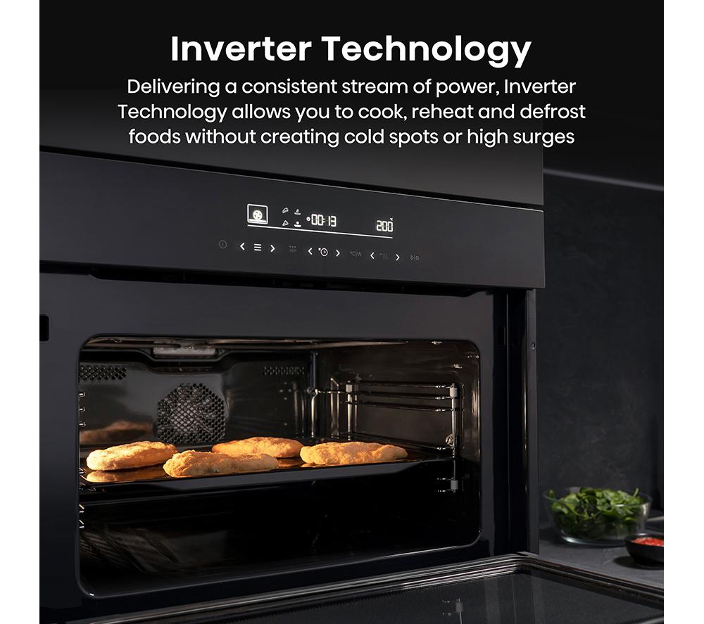 HISENSE Hi6 BlackLine AirFry BIM45342ADBGUK Compact Electric Oven with Microwave - Jet Black image number 6 of 19