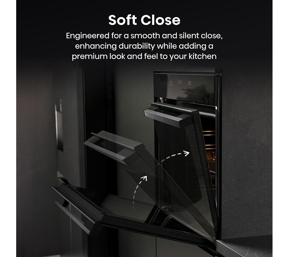 HISENSE Hi6 BlackLine AirFry BIM45342ADBGUK Compact Electric Oven with Microwave - Jet Black image number 8 of 19