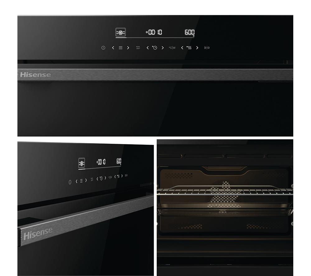 HISENSE Hi6 BlackLine AirFry BIM45342ADBGUK Compact Electric Oven with Microwave - Jet Black image number 15 of 19