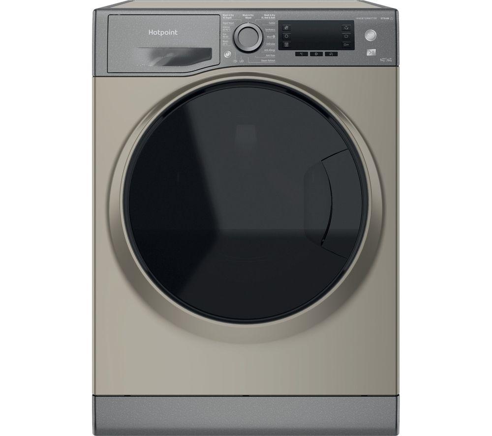 HOTPOINT ActiveCare NDD 9636 GDA UK 9 kg Washer Dryer – Graphite, Silver/Grey