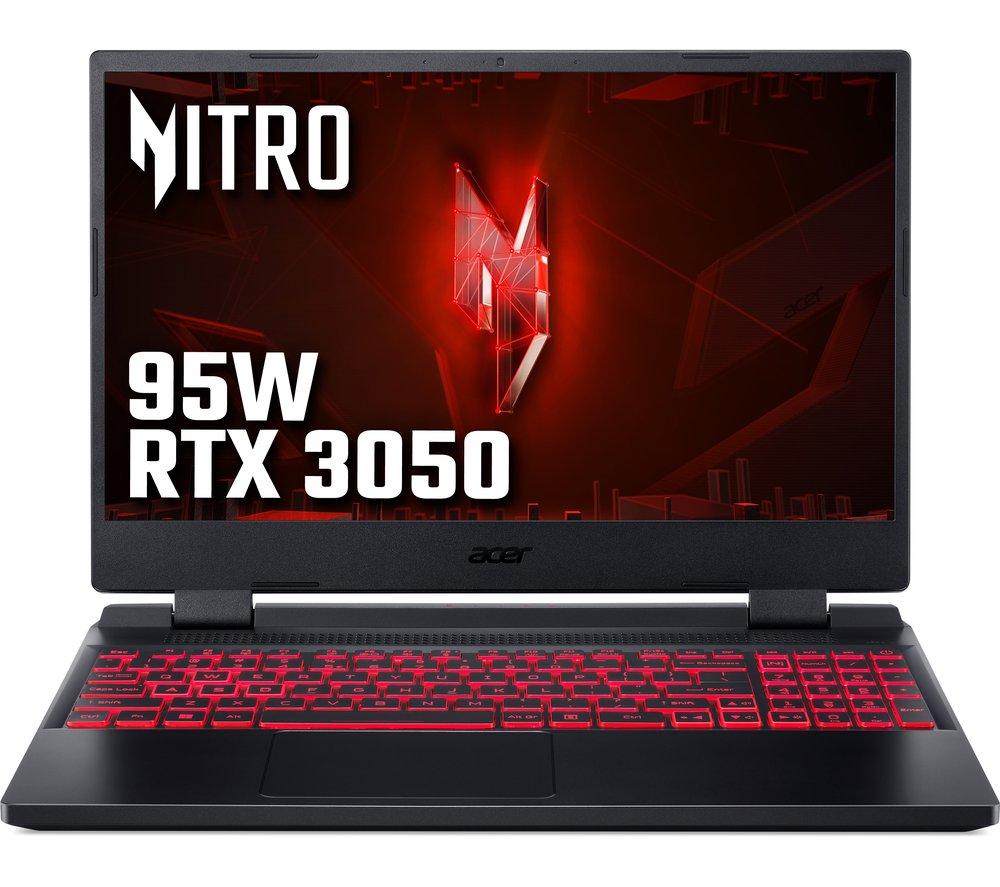 ACER Nitro 5 15.6 Gaming Laptop - IntelCore? i7, RTX 3050, 1 TB SSD, Black