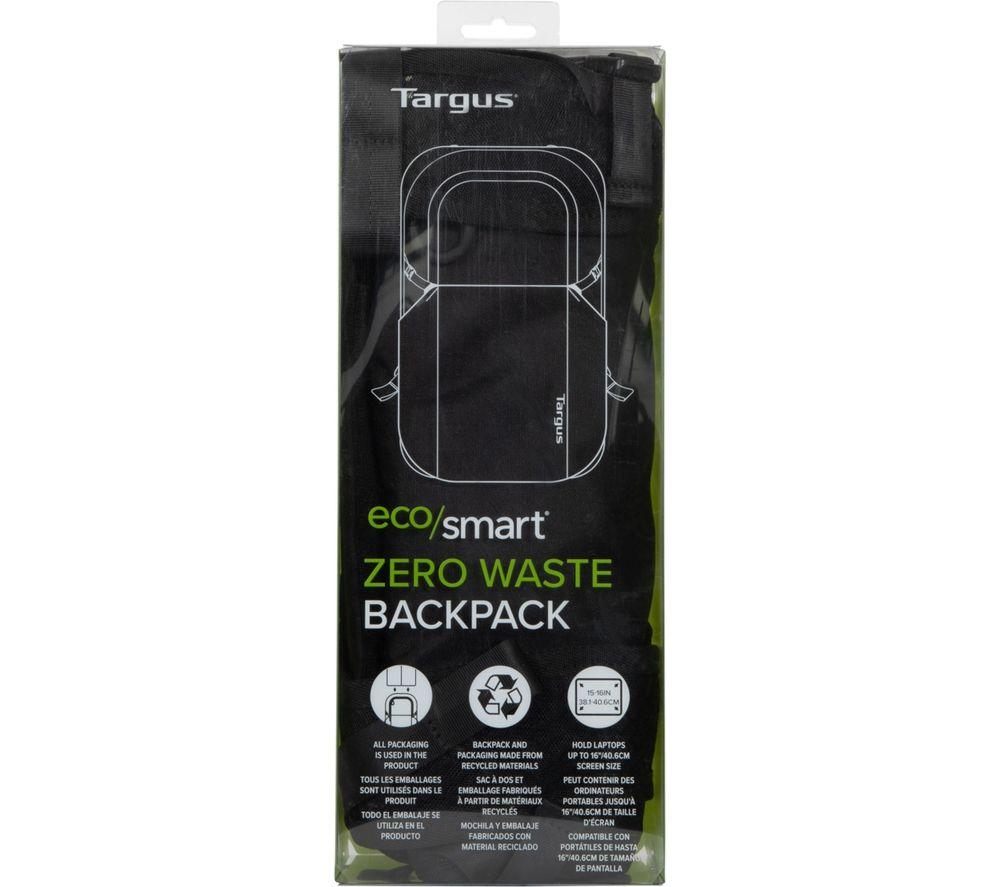 TARGUS EcoSmart Zero Waste 15"-16" Laptop Backpack - Black image number 5 of 5