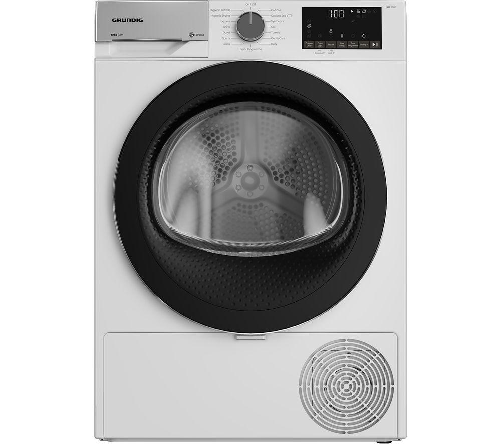 GRUNDIG GT5410231CW 10 kg Heat Pump Tumble Dryer – White, White