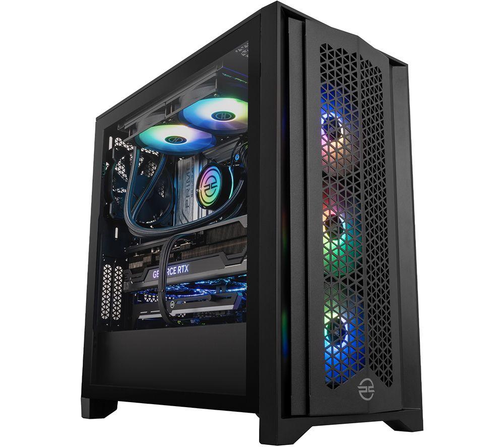Image of PCSPECIALIST Nexa 410 Gaming PC - AMD Ryzen™ 7, RTX 4070 Ti, 2 TB SSD, Black