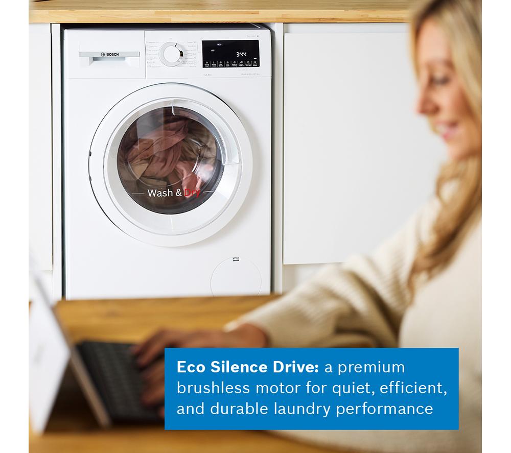 BOSCH Series 4 WNA144V9GB 9 kg Washer Dryer - White image number 7 of 13