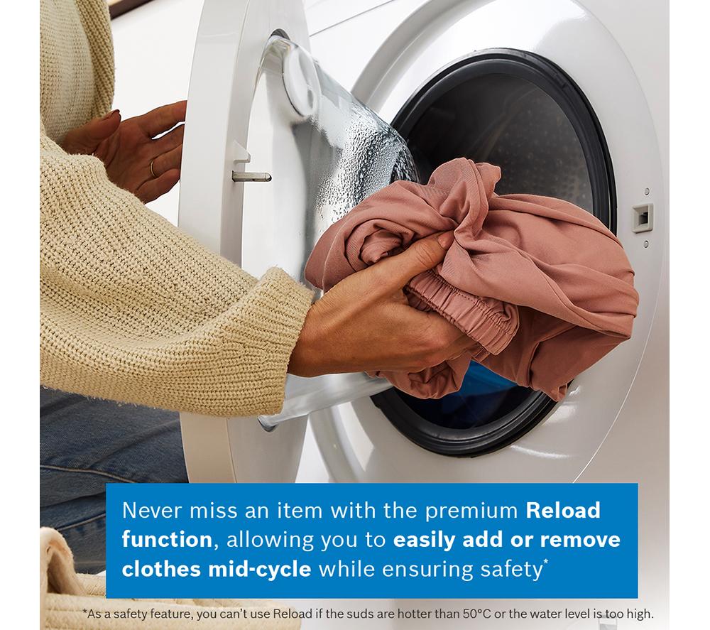 BOSCH Series 4 WNA144V9GB 9 kg Washer Dryer - White image number 9 of 13