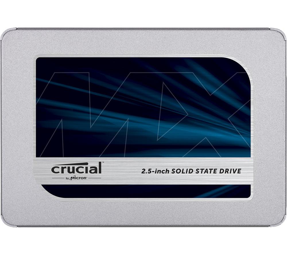 CRUCIAL MX500 Internal SSD - 2 TB, Silver/Grey
