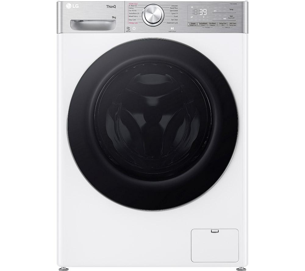 LG TurboWash 360 F4Y909WCTN4 WiFi-enabled 9 kg 1400 Spin Washing Machine - White