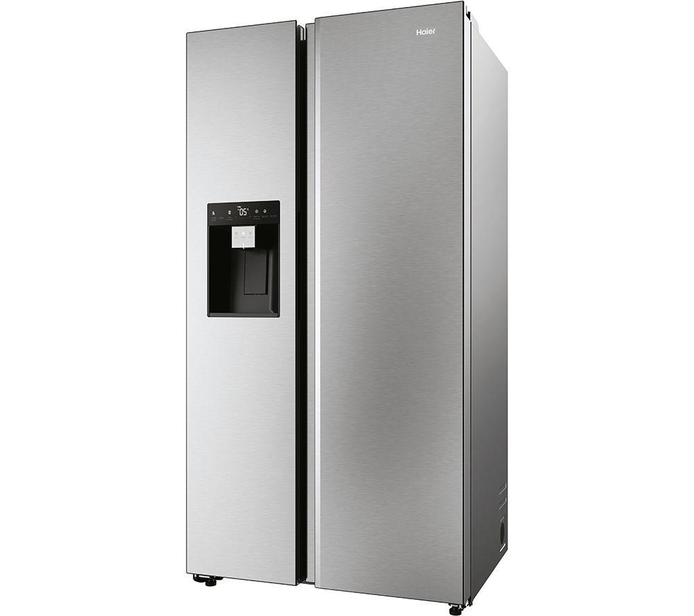 HAIER HSW79F18CIMM American-Style Smart Fridge Freezer - Platinum Inox image number 6 of 19