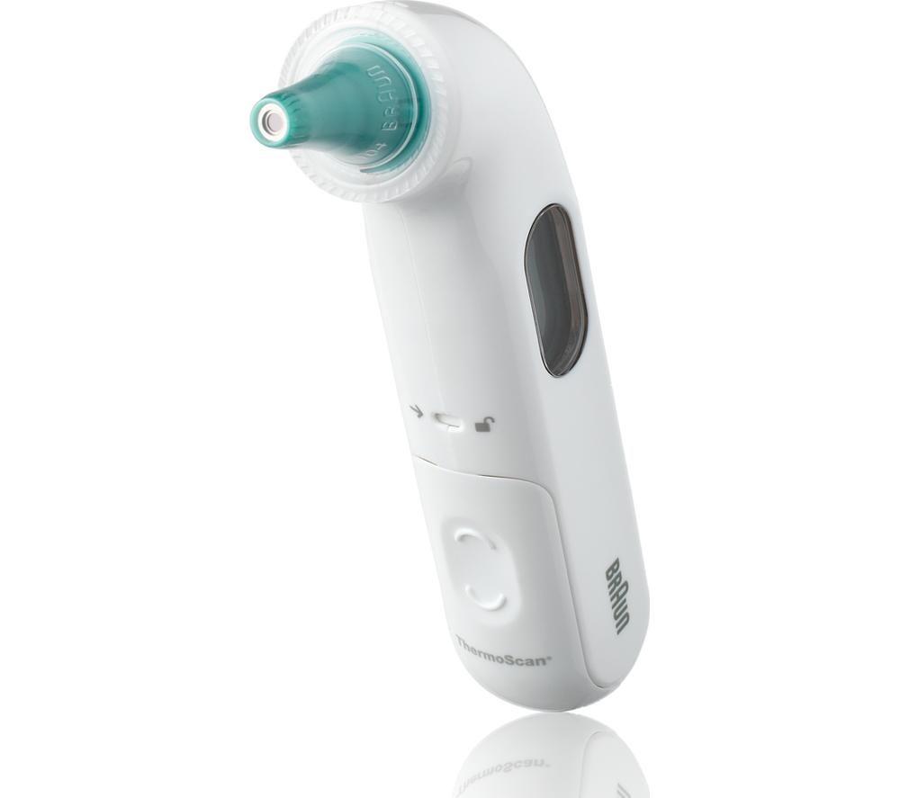BRAUN ThermoScan 3 IRT 3030 Ear Thermometer - White and Green image number 2 of 6