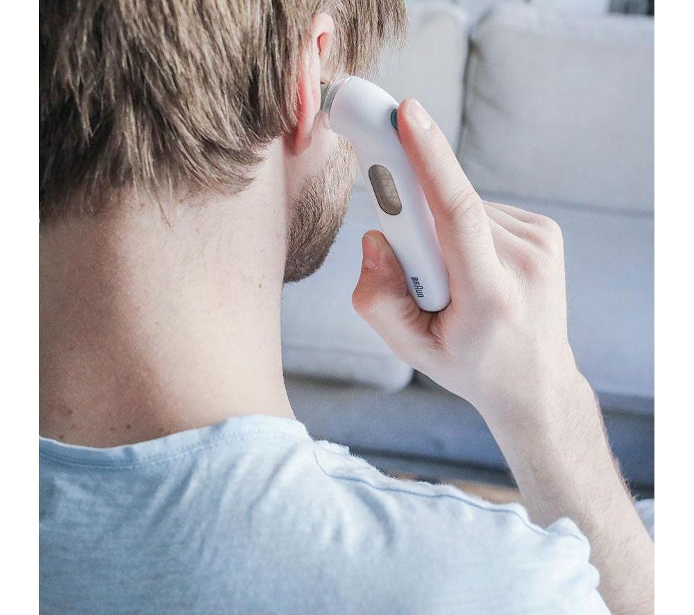 BRAUN ThermoScan 3 IRT 3030 Ear Thermometer - White and Green image number 6 of 6