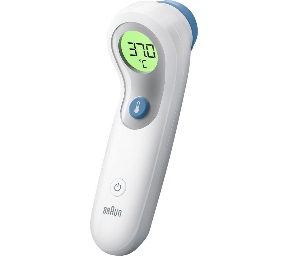 BRAUN Sensian BNT300 Thermometer - White & Silver image number 2 of 6