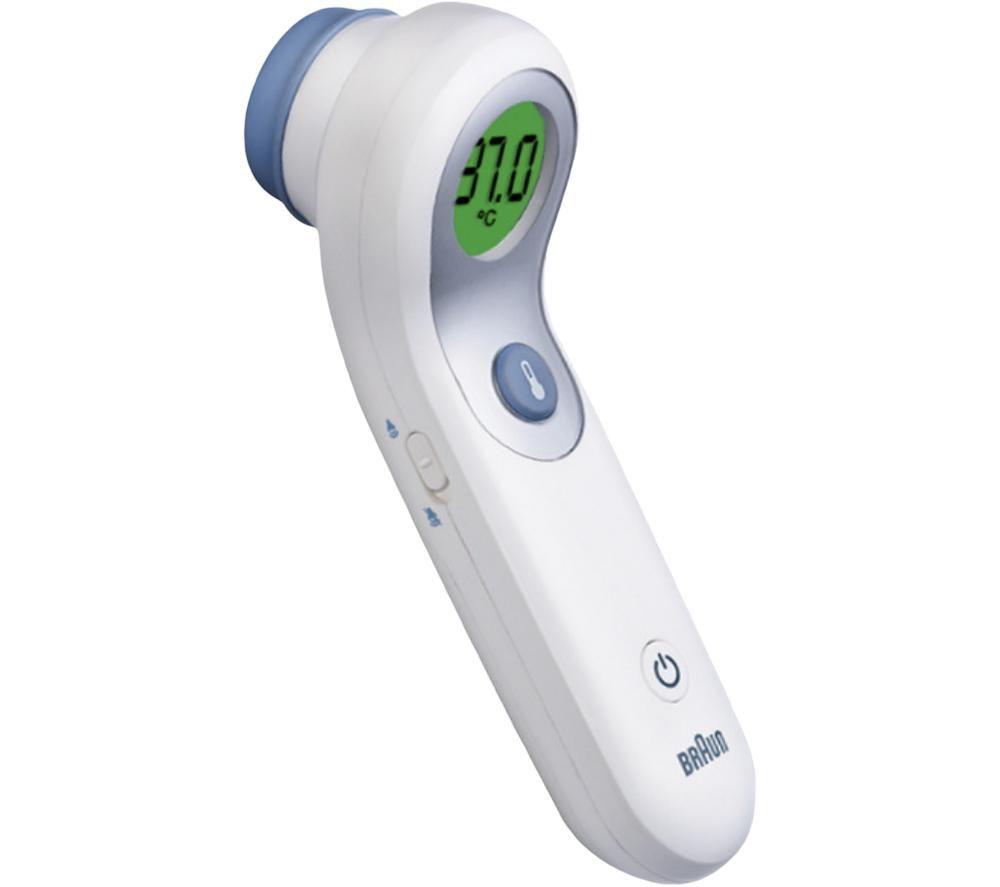 BRAUN Sensian BNT300 Thermometer - White & Silver image number 3 of 6