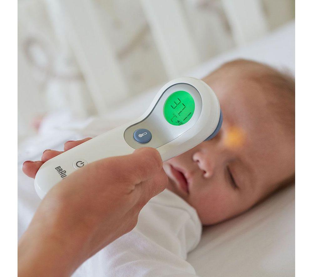 BRAUN Sensian BNT300 Thermometer - White & Silver image number 5 of 6