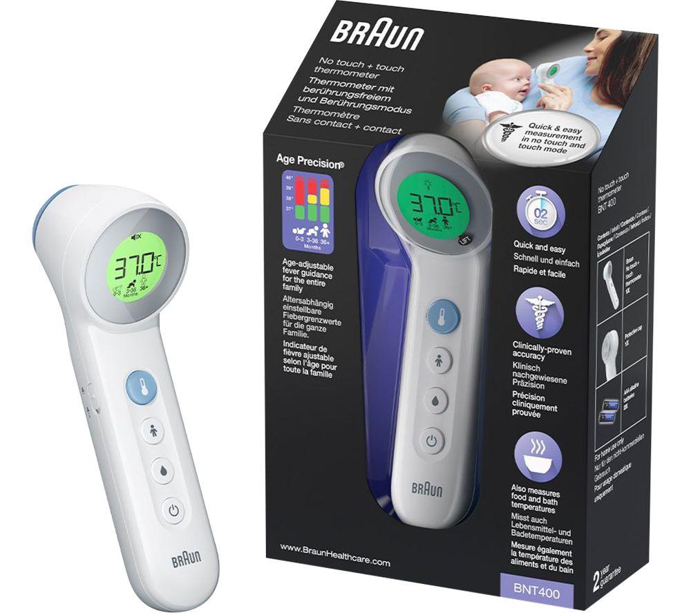 BRAUN BNT400EE Thermometer - White & Grey image number 5 of 5
