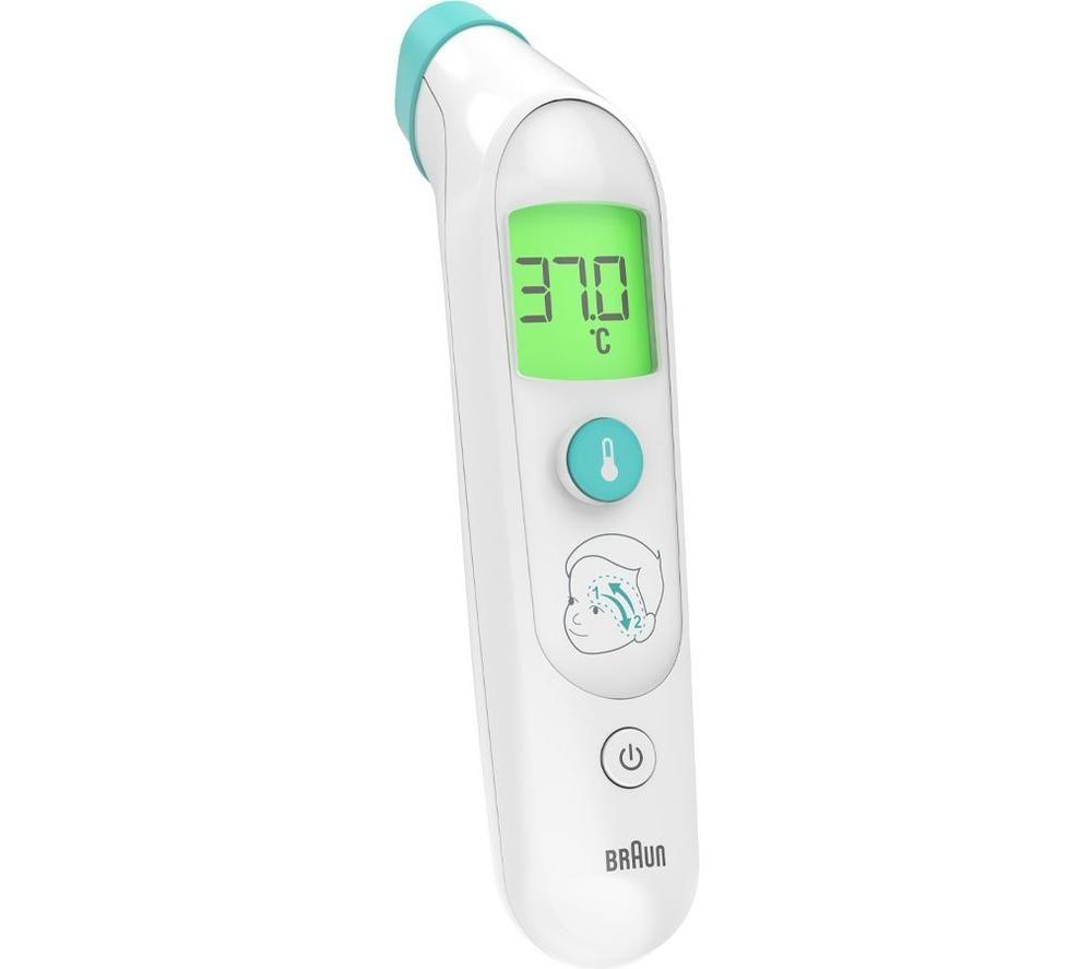BRAUN BST200 Digital Forehead Thermometer - White image number 2 of 4