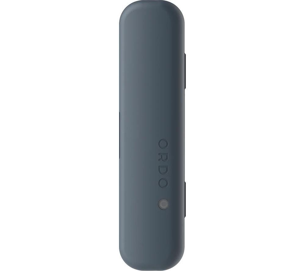 ORDO Sonic Electric Toothbrush Charging Travel Case - Charcoal Grey, Silver/Grey