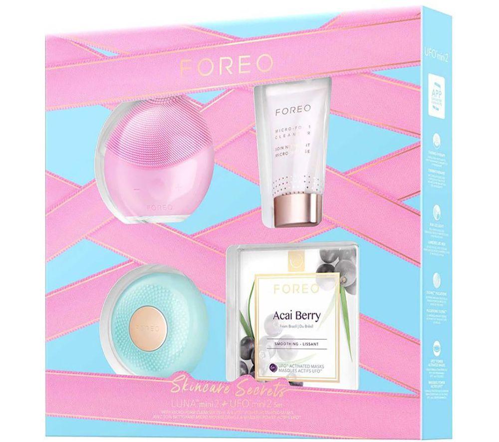 FOREO LUNA mini 2 & UFO mini 2 Skincare Set - Pink & Blue image number 3 of 4