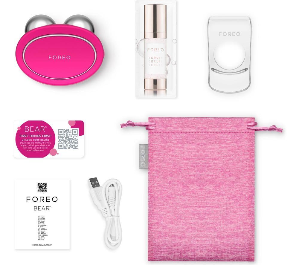 Buy FOREO Bear Handheld Face Massager - Fuchsia | Currys