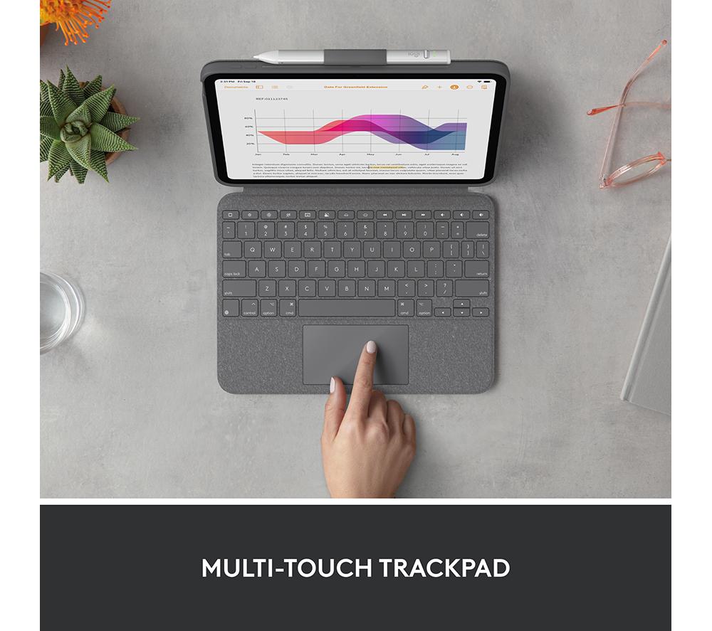 Buy LOGITECH Combo Touch 10.9” iPad Keyboard Folio & Crayon (2nd