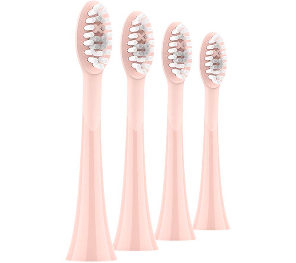 ORDO Sonic+ Replacement Toothbrush Head - Pack of 4, Rose Gold image number 2 of 3
