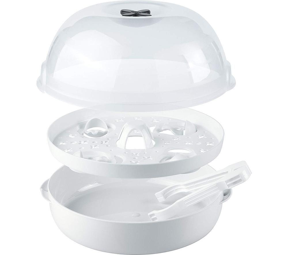 NUK Micro Express Plus 10256444 Microwave Bottle Steriliser - White image number 2 of 5