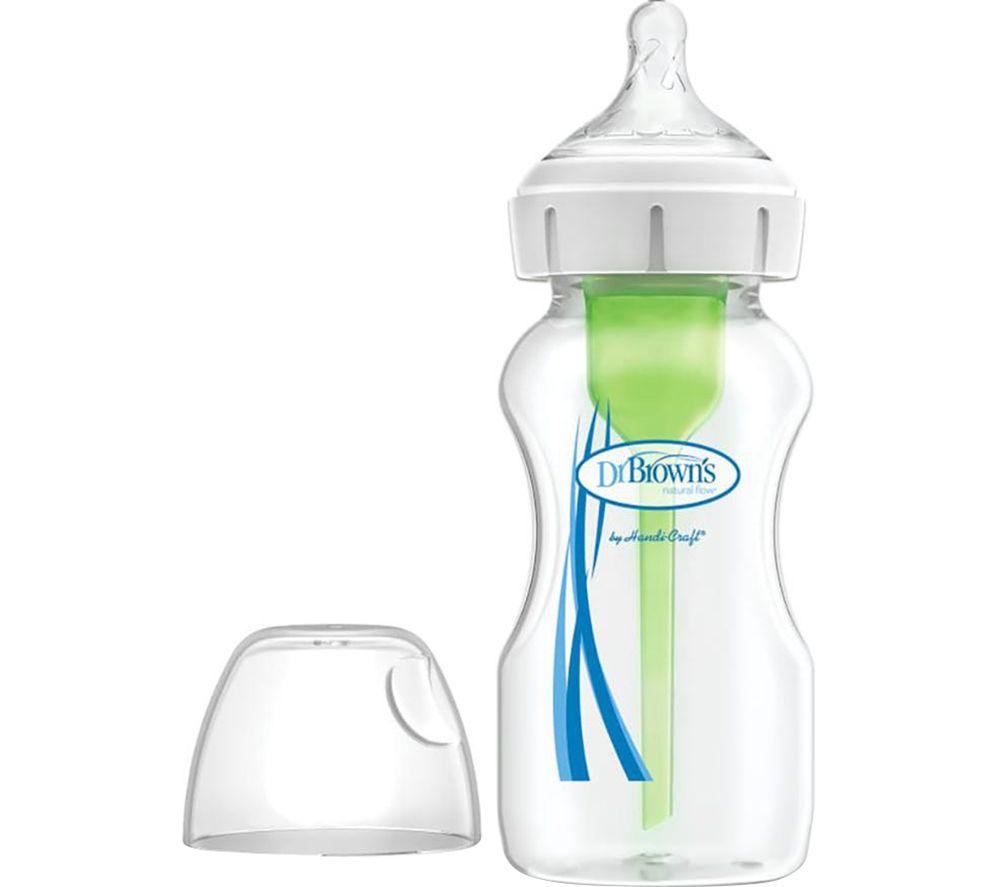 DR BROWN'S Natural Flow Options+ Anti-Colic DBWB94600 Baby Bottle Set - Green image number 2 of 3