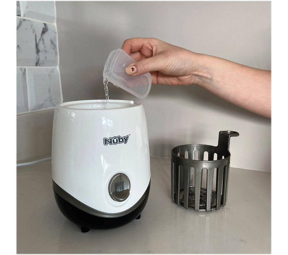 NUBY 92318 Bottle Warmer - White & Black image number 4 of 5