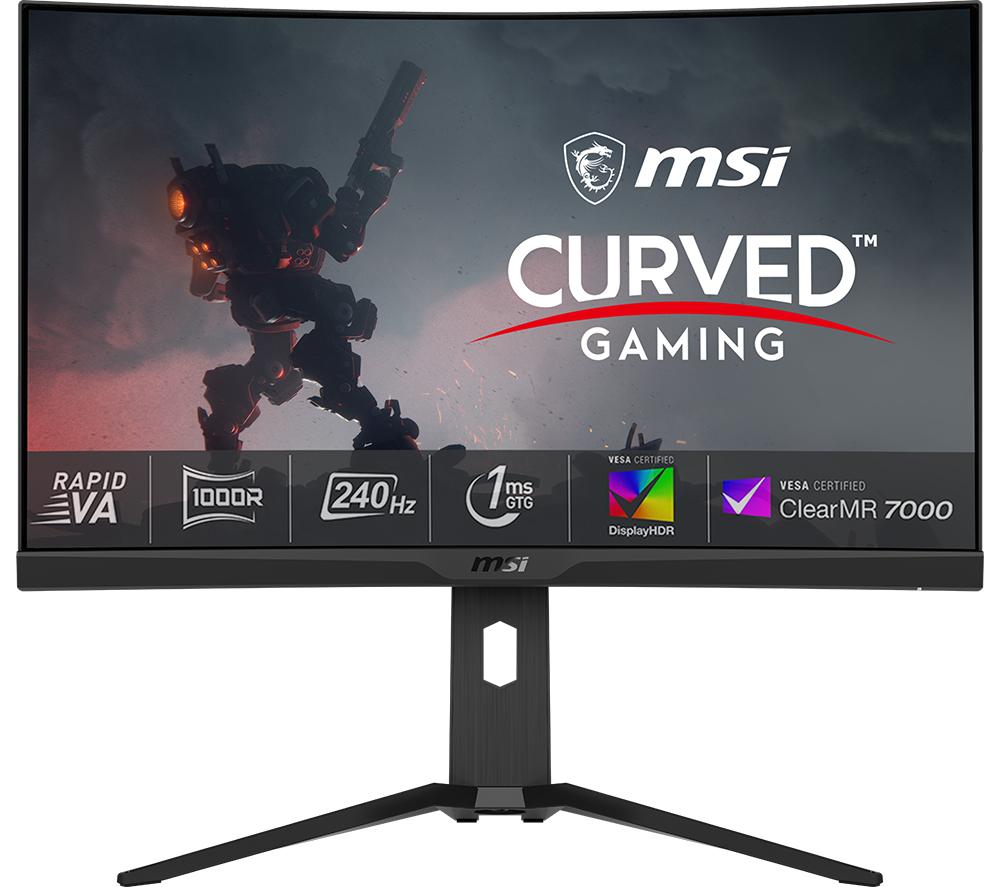 MSI MAG 275CQRXF Quad HD 27 Curved VA LCD Monitor - Black, Black