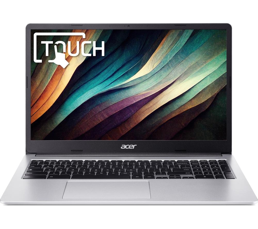Image of ACER 315 15.6" Chromebook - Intel® Pentium¨, 128 GB eMMC, Silver, Silver/Grey