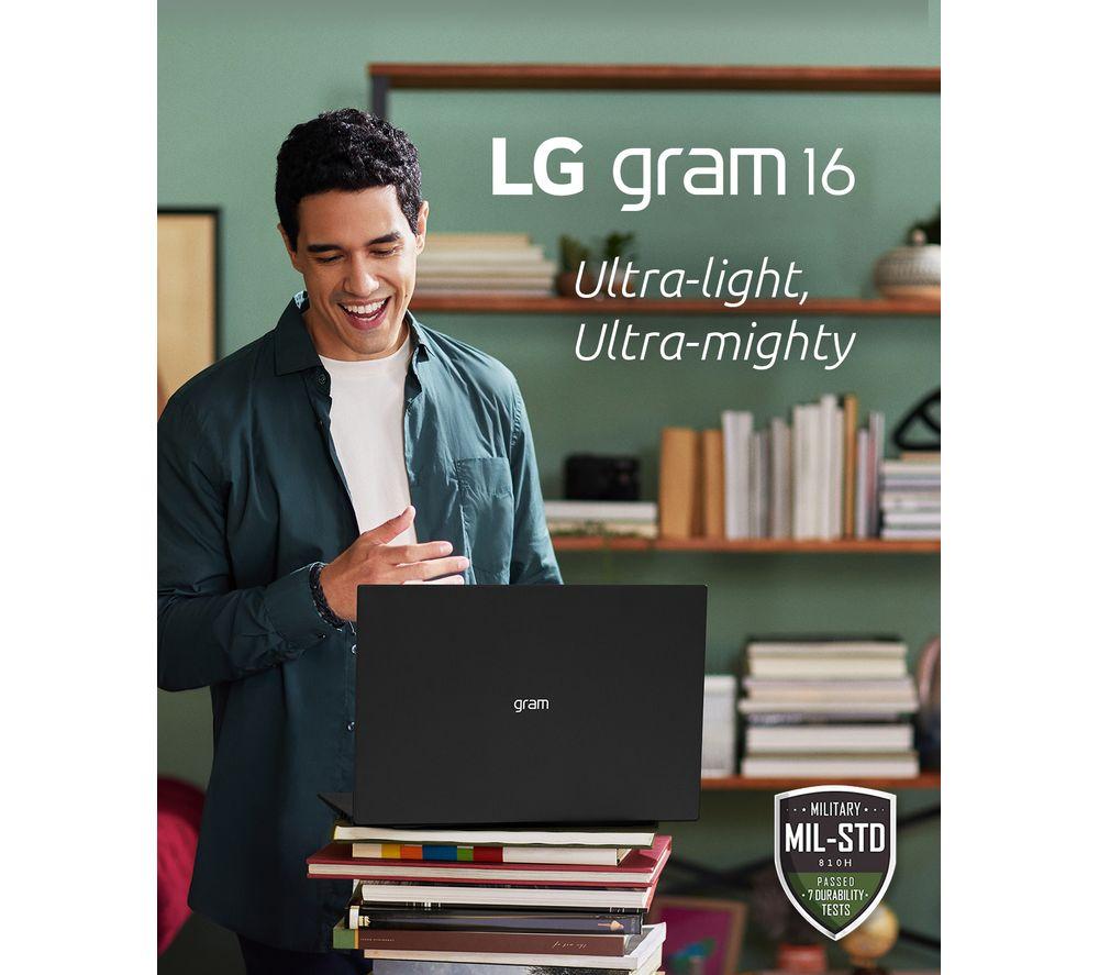 LG gram 16 16Z90R-K.AD78A1 16' Laptop - Intel® Core™ i7, 1 TB SSD, Black - image 2