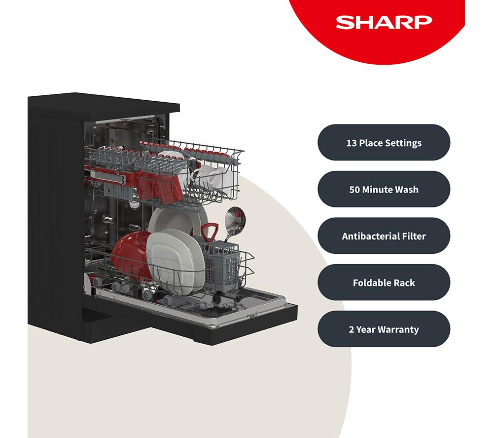 Sharp hot sale dishwasher currys