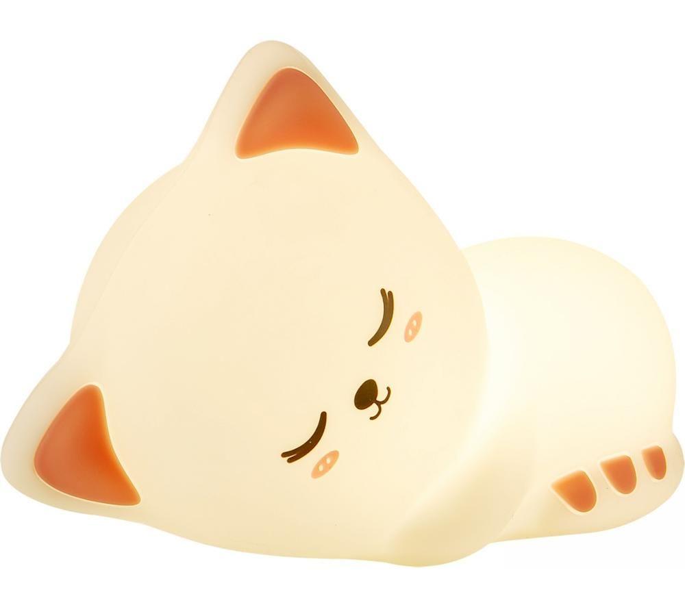GROOV-E Cuties Sophie Kitten Kids Multicolour Night Light - USB Powered image number 3 of 6