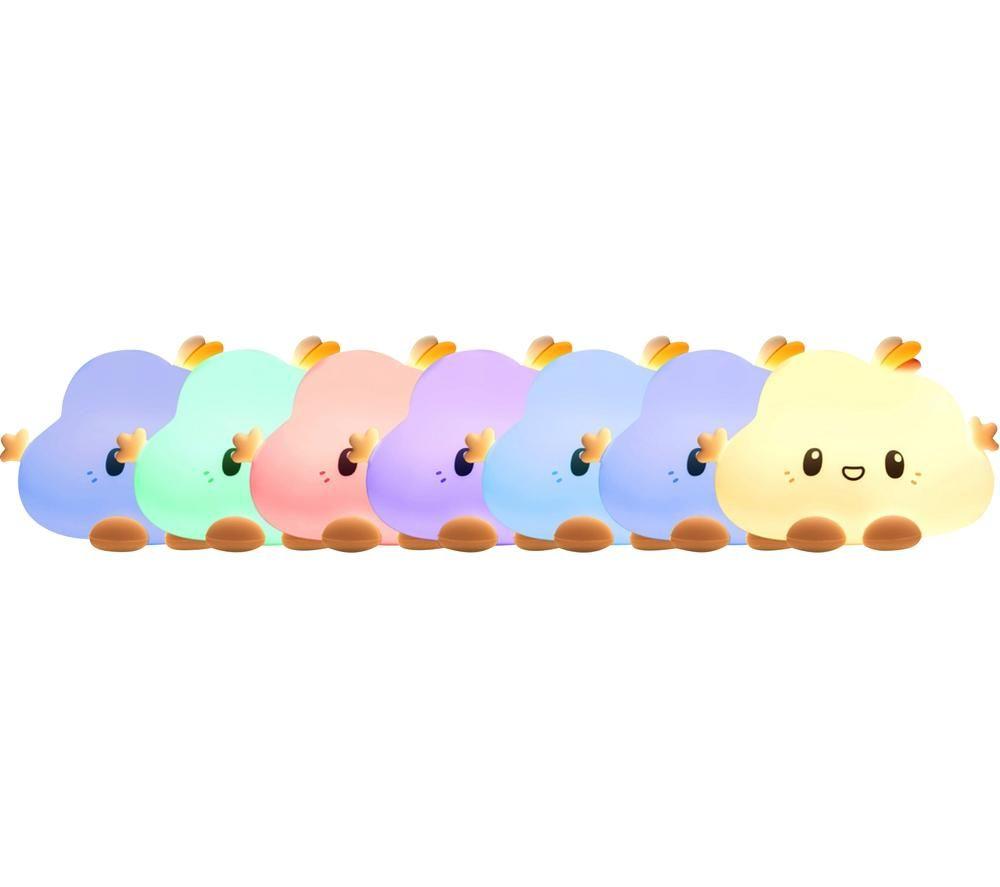 GROOV-E Cuties Olly Cloud Kids Multicolour Night Light - USB Powered image number 5 of 6