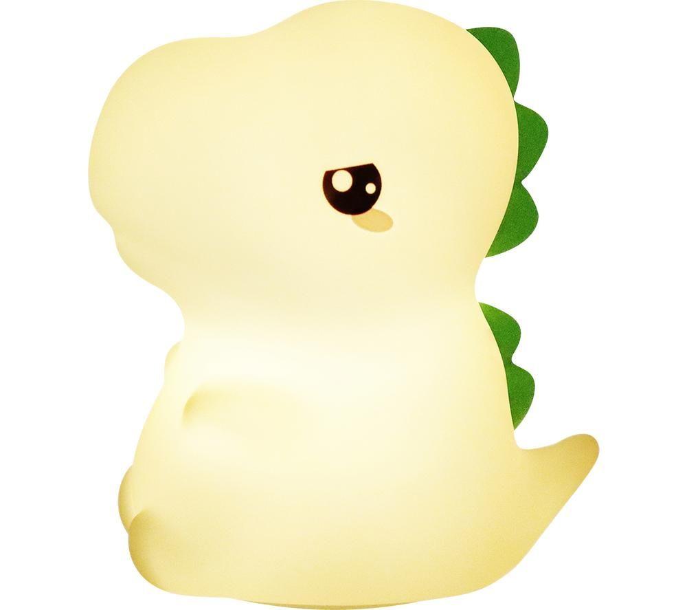 GROOV-E Cuties Rory Dinosaur Kids Multicolour Night Light - USB Powered image number 2 of 6