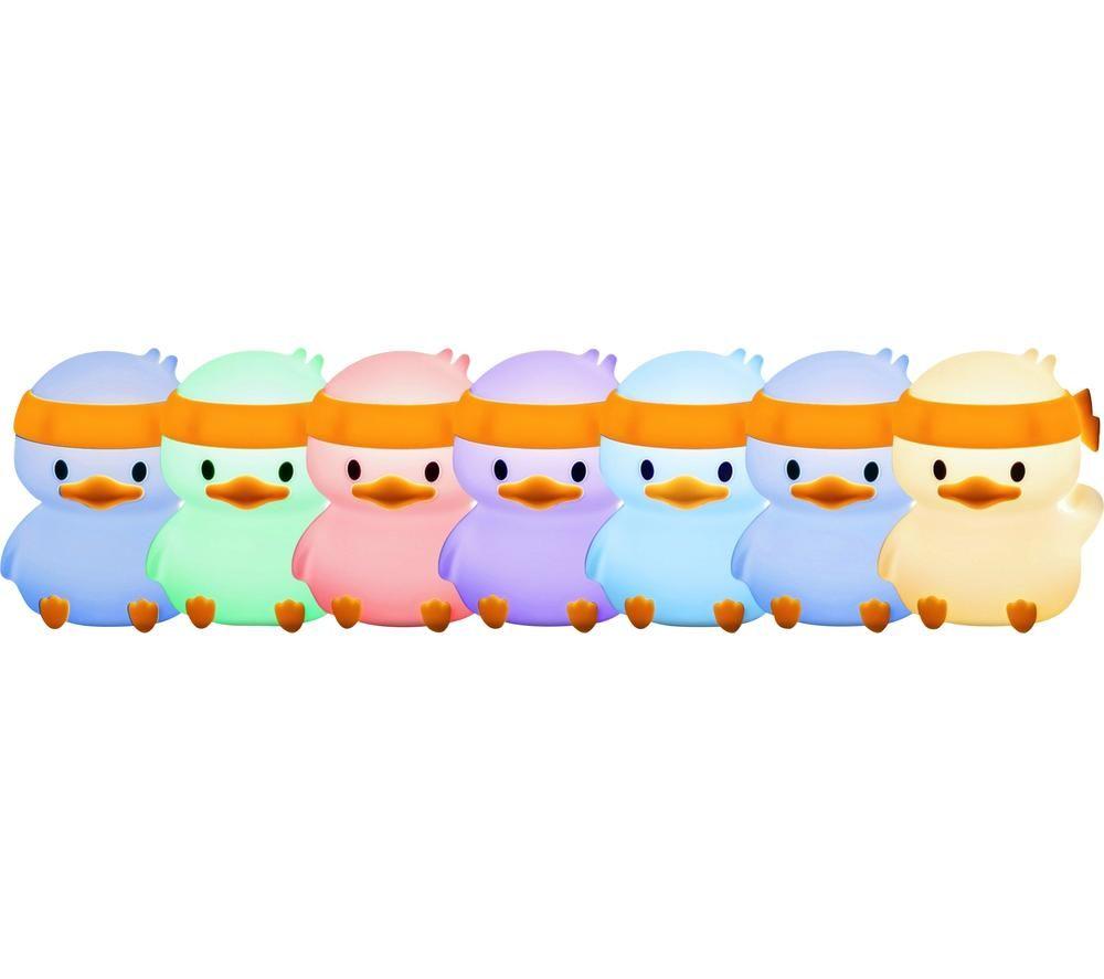 GROOV-E Cuties Elly Duck Kids Night Light - Multicolour image number 5 of 6